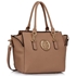 Picture of Xardi London Nude Wide Leather Ladies Tote Bag