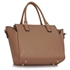 Picture of Xardi London Nude Wide Leather Ladies Tote Bag