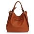Picture of Xardi London Brown Large Soft Faux Leather Hobo Bags