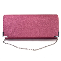 Picture of Xardi London Pink GLITTER Ladies Clutch Bags Women Evening Party Bridal Prom Purse Designer NEW UK