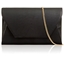 Picture of Xardi London Black CROC Leather Diagonal Flap Women Evening Party Bag