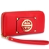 Picture of Xardi London Red Style 2 Wristlet Large Ladies Faux Leather Wallet