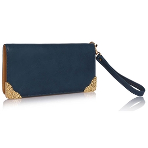 Picture of Xardi London Navy Style 2 Zip Up Women Coin Card Purses