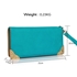 Picture of Xardi London Teal Style 2 Zip Up Women Coin Card Purses