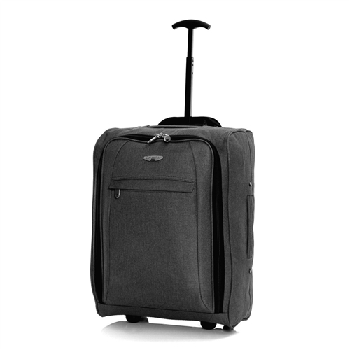 Picture of Xardi London Dark Grey Canvas Borderline Hand Luggage Cabin Baggage