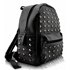 Picture of Xardi London Black Studded Medium Kid School Backpack
