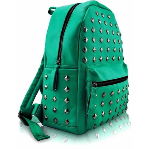 Picture of Xardi London Emerald Studded Medium Kid School Backpack