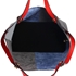 Picture of Xardi London Black/Blue Twin Handle Women Tote Shoulder Bag