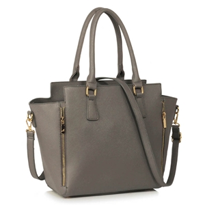 Picture of Xardi London Grey Style A Zipper Women Tote Handbag