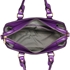 Picture of Xardi London Purple Buckle Detailed Women Tote Bag