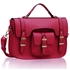 Picture of Xardi London Pink Front Pocket Women Satchel Handbag