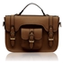Picture of Xardi London Brown Front Pocket Women Satchel Handbag