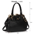 Picture of Xardi London Black Style 2 Framed Women Satchel Handbag