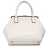 Picture of Xardi London White Style 2 Framed Women Satchel Handbag