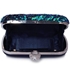 Picture of Xardi London Green Boxy Peacock Sequinned Women Clutch Bag
