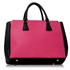 Picture of Xardi London Black/Pink Large Women Grab Tote Bag