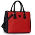 Picture of Xardi London Black/Red Large Women Grab Tote Bag