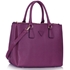 Picture of Xardi London Purple Large Women Grab Tote Bag