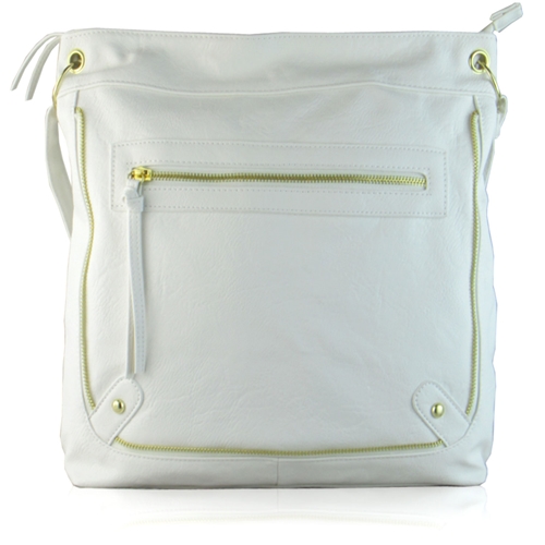 Picture of Xardi London White Cross-Body Bags for Women with Compartments