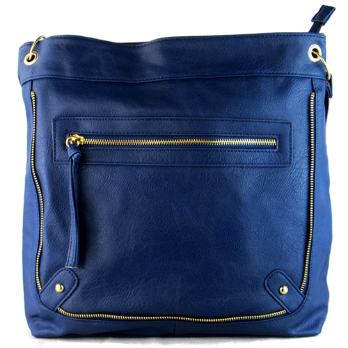 Picture of Xardi London Navy Cross-Body Bags for Women with Compartments
