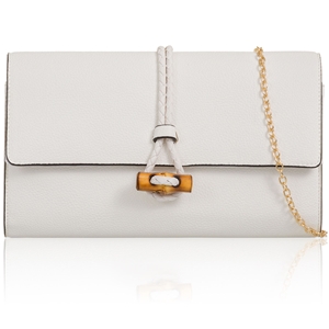 Picture of Xardi London White Women Faux Leather Evening Bag