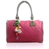 Picture of Xardi London Pink Women Barrel Quilted Bag 