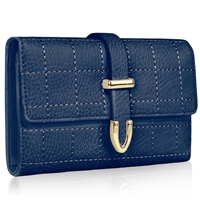 Picture of Xardi London Navy Style 3 Faux Leather Wallet