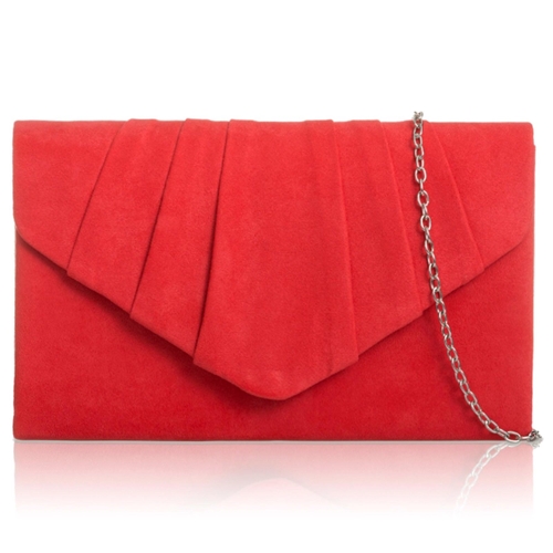 Picture of Xardi London Coral Faux Suede Leather Women Clutch 
