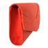 Picture of Xardi London Scarlet Envelope Shaped Faux Suede Small Clutch Bag 