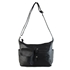 Picture of Xardi London Black Faux Leather Satchel With Zip Compartments