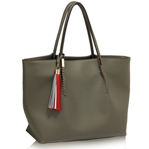 Picture of Xardi London Grey Large Women Shoulder Handbag