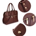 Picture of Xardi London Coffee Style 2 Eva Faux Leather Medium Grab Bag