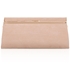 Picture of Xardi London Nude Small Baguette Suede Clasp Prom Bag