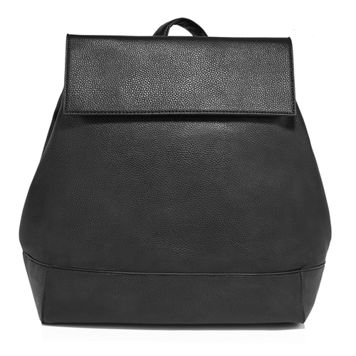 Picture of Xardi London Black Laptop Friendly Unisex Minimalist Backpack Book Pack