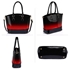 Picture of Xardi London Red Two Toned Ladies Tote Bag