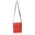 Picture of Xardi London Red Faux Leather Saddle Cross Over Bag