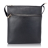 Picture of Xardi London Black Faux Leather Saddle Cross Over Bag