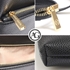 Picture of Xardi London Black Faux Leather Saddle Cross Over Bag