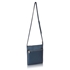 Picture of Xardi London Navy Faux Leather Saddle Cross Over Bag