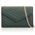 Picture of Xardi London Green 2 in 1 Small Quilted Clutch Purse with Card Slots