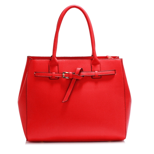 Picture of Xardi London Red Stylish Women Twin Handle Shoulder Bag