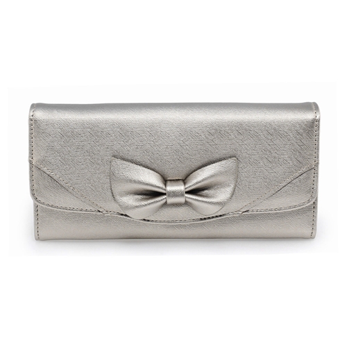 Picture of Xardi London Silver Trifold Faux Leather Ladies Wallet