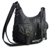 Picture of Xardi London Black Multi Pocket Cross Body Messenger Bag