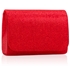 Picture of Xardi London Red Small Glitter Fabric Handheld Clutch