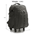 Picture of Xardi London Grey Wheely Canvas Unisex Backpack