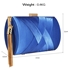 Picture of Xardi London Blue Style 2 Luxe Satin Pleated Bridal Clutch 