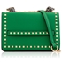 Picture of Xardi London Green Studded Satchel Bag for Women 