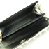 Picture of Xardi London Black Long Patent Stud Clutch for Women