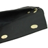Picture of Xardi London Black Large Flat Suede Diagonal Envelope Clutch Bag