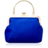 Picture of Xardi London Royal Suede Clasp Frame Clutch Bag